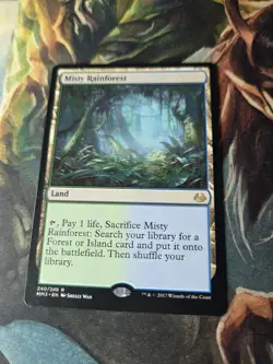 MTG Misty Rainforest Modern Masters 2017 240/249 Regular Rare - Image 2