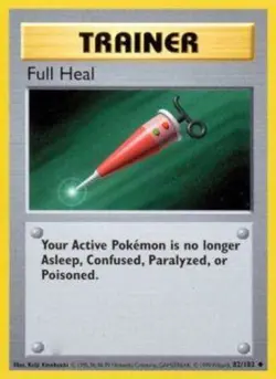 Heavily Played, English Pokemon Regular Full Heal - 82/102 - Uncommon - Shadowle - Image 1