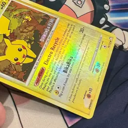 Pikachu 94/123 Reverse Holo Stamped DIAMOND & PEARL Moderate Play Pokemon Card - Image 5