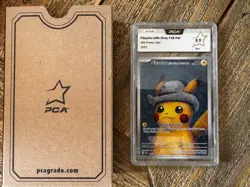 Carte Pokemon PCA 9.5 Van gogh Museum Pikachu with Grey Felt Hat Promo SVP 085 - Image 1