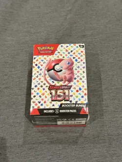 1x Pokemon 151 TCG Scarlet & Violet 151 Booster Bundle Factory Sealed - In Hand - Image 1