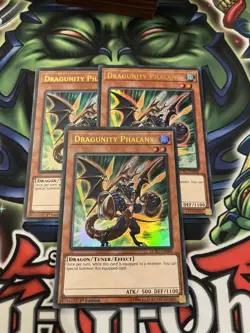 Yugioh Dragunity Phalanx LCKC-EN086 1ST ULTRA x3 (NM) - Image 1