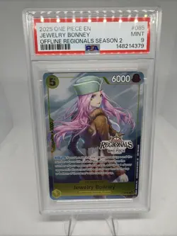 2025 One Piece STAMPED EN JEWELRY BONNEY Offline Regionals Season 2 #085 PSA 9 - Image 1