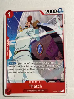 Thatch ST15-004 ONE PIECE Red Edward Newgate Starter Deck One Piece English - Image 1
