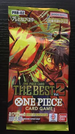 One Piece TCG The Best Vol. 2 PRB-02 - SEALED PREMIUM BOOSTER PACK Japanese - Image 1