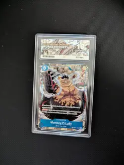 One Piece Monkey.D.Luffy OP11-058 TR Grade Ace Gem Mint 10 Perfect Subs PSA BGS - Image 1
