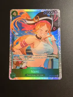 Nami OP14-031 (SR) – The Azure Sea’s Seven – One Piece TCG – English Super Rare - Image 1