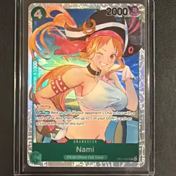 2026 One Piece Azure Sea's Seven Nami Super Rare #OP14-031 - Image 1