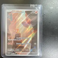 Pokemon Charmander 168/165 Illustration Rare Holo Sv: Scarlet & Violet 151 Card - Image 1