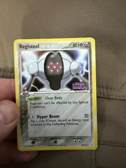 Pokemon Cards Registeel EX Holon Phantoms Reverse Holo Card 29/110 Stamped - Image 1