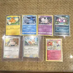 Pokemon TCG Promo Lot 7 Cards Pawmi Glaceon Togetic Snorlax Eevee Floette - Image 1