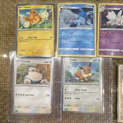 Pokemon TCG Promo Lot 7 Cards Pawmi Glaceon Togetic Snorlax Eevee Floette - Image 2