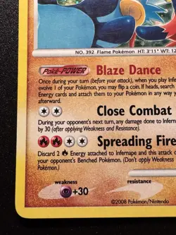 Infernape 3/100 D&P Stormfront Pokemon Card Holo Foil Rare MP - Image 5