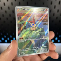 Pokemon Card Victini SVP 208 Black Star Promo Rare Standard Size Near Mint - Image 2