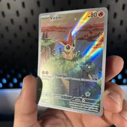 Pokemon Card Victini SVP 208 Black Star Promo Rare Standard Size Near Mint - Image 3