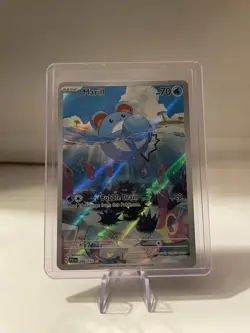 Pokemon Marill Illustration Rare Holo Sv02: Paldea Evolved 204/193 HP 70 Card - Image 2
