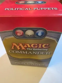 MTG POLITICAL PUPPETS ENGLISH Commander Deck Complete 2011 DISCONTINUED - Image 3