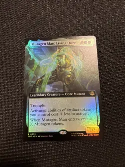 Magic The Gathering: Mutagen Man, Living Ooze (Extended Art) TMNT Foil R 0273 - Image 1