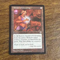 Amulet of Unmaking [Mirage] Magic MTG - Image 1