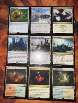 MTG *Rare & Other Land Lot X9 Ne Duel Land Magic the Gathering TCG Land Lot Of 9 - Image 1