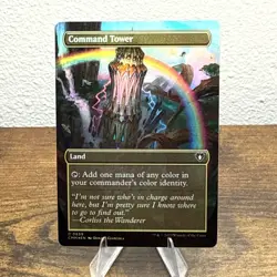 Command Tower (Borderless) Commander Masters Foil - Image 1