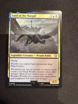 Lord of the Nazgul - 0080 LTC MTG - Rare N/M - Host of Mordor - Image 1
