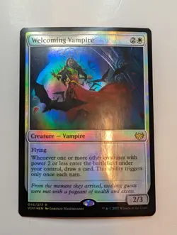 MTG - Welcoming Vampire - VOW - R - Foil - 46 - Image 1