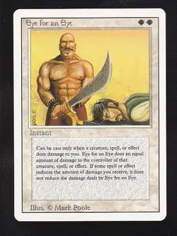 MTG Revised Eye for an Eye - Image 1