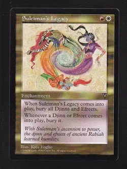 MTG Visions Suleiman's Legacy - Image 1