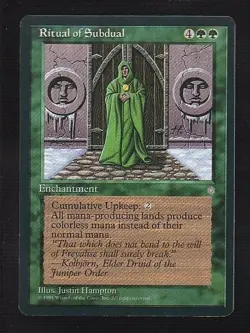 MTG Ice Age Ritual of Subdual - Image 1