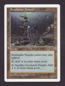 MTG 5th Edition Svyelunite Temple - Image 1