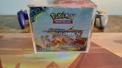 Pokemon TCG Sun & Moon Unbroken Bonds Booster Box new and sealed in acrylic case - Image 1