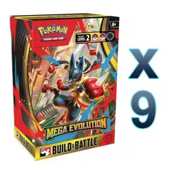 Pokemon TCG: Mega Evolution ME01 Build And Battle Box X 9 | Factory Sealed - Image 1