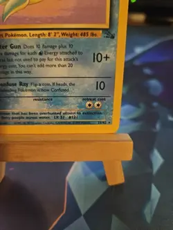 Pokemon TCG Lapras Fossil Unlimited Rare Card 25/62 non holo LP Condition - Image 4