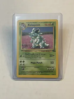 VTG Pokemon TCG Nidoqueen 23/64 Jungle Set Non Holo Rare Unlimited WOTC 1999 - Image 1