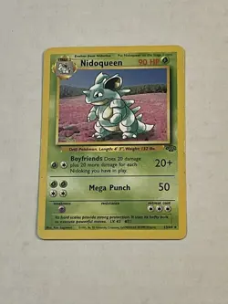 VTG Pokemon TCG Nidoqueen 23/64 Jungle Set Non Holo Rare Unlimited WOTC 1999 - Image 3