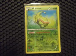 Caterpie 1/106 Ultra Rare Pokemon XY Flashfire Reverse Holo Card 2014 NM/LP - Image 5