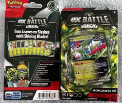 Pokemon TCG Iron Leaves ex Battle Deck Lot of 2 Sealed Cards Deck New‼ - Image 2