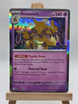 Alakazam MEP 003, Mega Evolution Stamped, Prerelease Pokemon Tcg Promo Mep003 - Image 1
