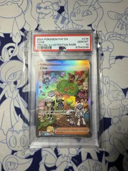 Pokemon Paldean Fates Clive 236/091 PSA 10 - Image 1