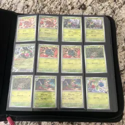 Pokemon TCG Destined Rivals Master Base Set Commons, RVS, Ex W/ Custom Binder - Image 2