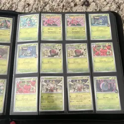 Pokemon TCG Destined Rivals Master Base Set Commons, RVS, Ex W/ Custom Binder - Image 4