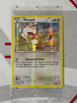 Clefairy and Meowth - (Toys R Us Promo) Holo Pokemon Sealed NM+M - Image 2