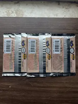 1999 Pokemon Fossil Unlimited Sealed Booster Pack Art Set Of 3 Heavy Packs - Image 2