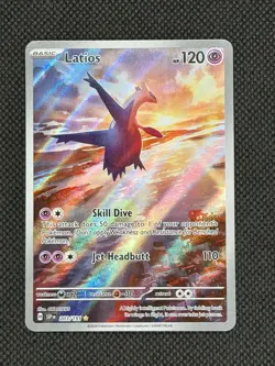 Pokemon TCG Latios 203/191 Sv08: Surging Sparks Holo Illustration Rare ￼ - Image 1