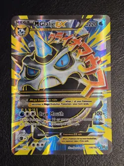 M Glalie EX 156/162 Pokemon XY BREAKthrough Ultra Rare Full Art Near Mint (NM) - Image 2