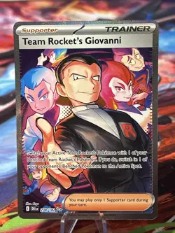 2025 Pokemon Destined Rivals Team Rocket's Giovanni #238/182 SIR NM/M - Image 1