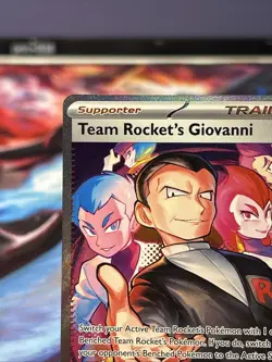 2025 Pokemon Destined Rivals Team Rocket's Giovanni #238/182 SIR NM/M - Image 3