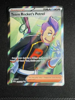 Pokemon TCG Team Rocket's Petrel 226/182 Destined Rivals Full Art Ultra Rare NM - Image 1