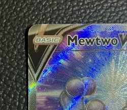 💥 Mewtwo V SWSH229 Sword & Shield Promo Full Art Pokemon TCG Holo - Image 3